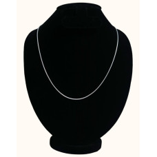 Sleek 24-Inch Sterling Silver Snake Chain Necklace Sleek 24-Inch Sterling Silver Snake Chain Necklace