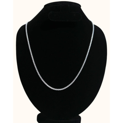 Elegant 24-Inch Sterling Silver Rope Chain Necklace Elegant 24-Inch Sterling Silver Rope Chain Necklace