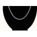 Elegant 24-Inch Sterling Silver Rope Chain Necklace Elegant 24-Inch Sterling Silver Rope Chain Necklace