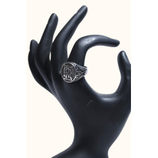 92.5 Sterling Silver Rolls-Royce Logo Ring