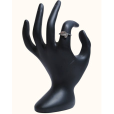 Oxidized 92.5 Sterling Silver Leaf Design Ring