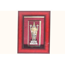 Framed Silver Idol of Lord Venkateswara (Balaji) Framed Silver Idol of Lord Venkateswara (Balaji)